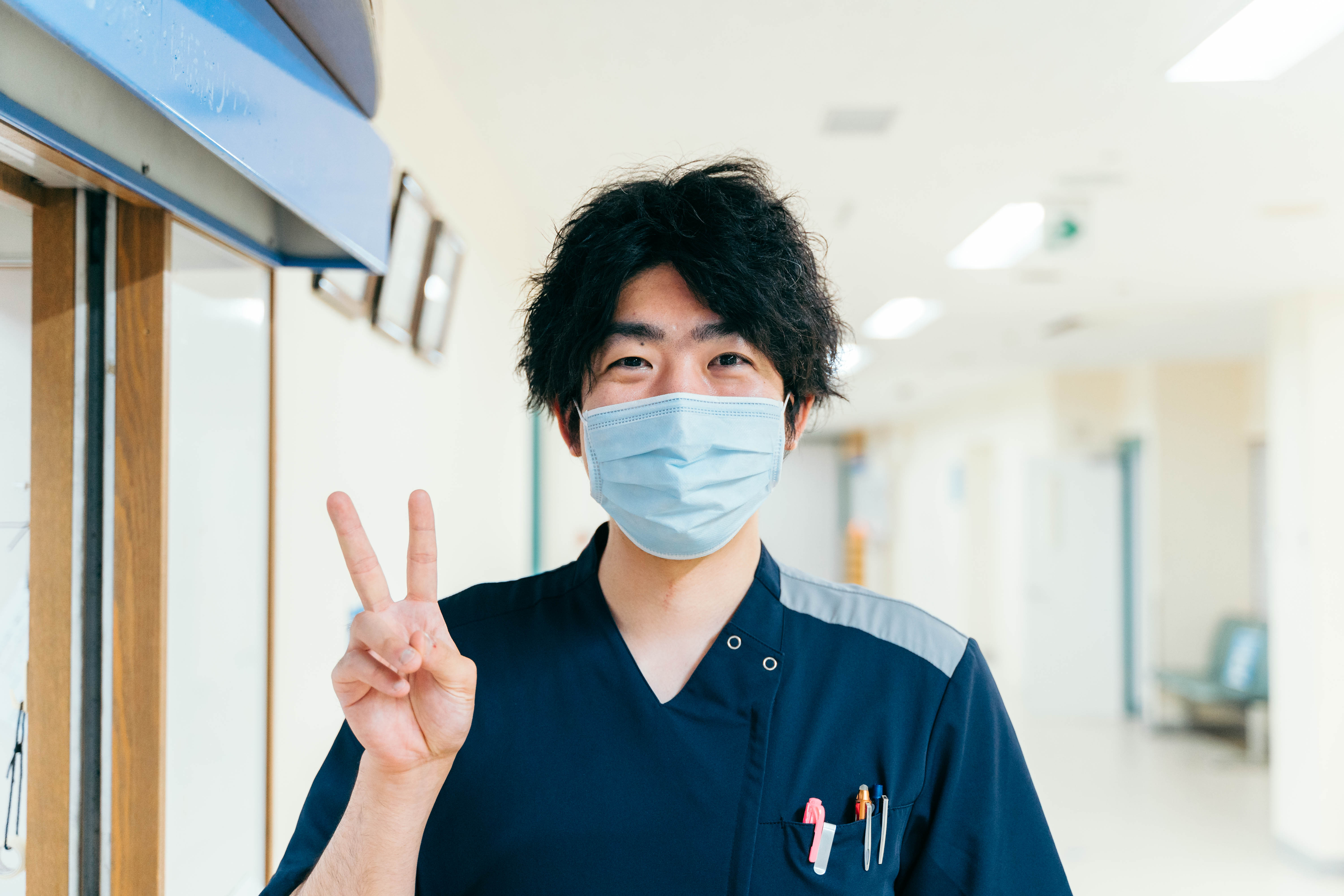 新人指導の様子